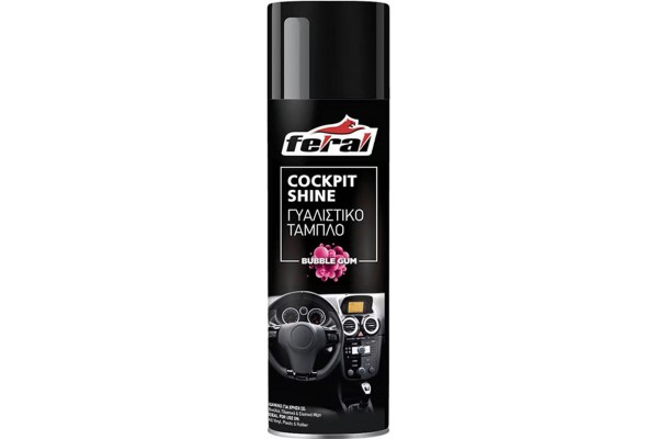 Γυαλιστικό Ταμπλό Feral Με Άρωμα Bubble 500ml 1 Τεμάχιο