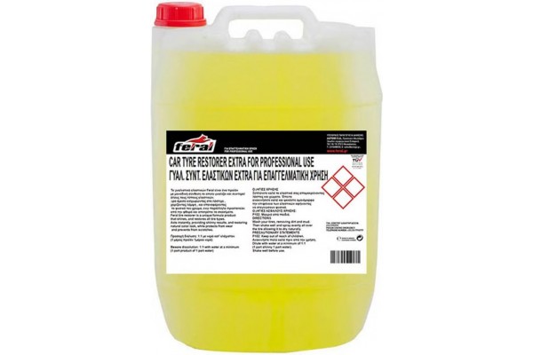 Γυαλιστικό Και Συντηρητικό Ελαστικών Extra Feral 20lt 1 Τεμάχιο