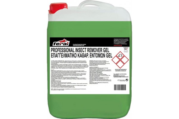 Καθαριστικό Εντόμων Gel Για Το Παρμπρίζ Feral 10lt 1 Τεμάχιο
