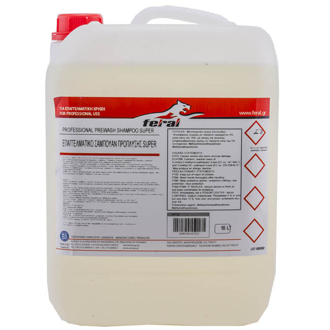 Feral Super Prewash Car Shampoo 10lt