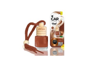 Αρωματικό Αυτοκινήτου Κρεμαστό Μπουκαλάκι Με Ξύλινο Καπάκι Aroma 6ml Με Άρωμα Coco S54460
