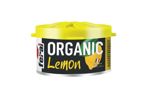 Αρωματικό Αυτοκινήτου Κονσέρβα Feral Με Άρωμα Lemon 40gr 1 Τεμάχιο