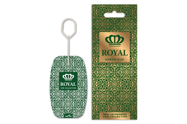 Αρωματικό Αυτοκινήτου Κρεμαστό Feral Royal Collection Amber Oud 1 Τεμάχιο