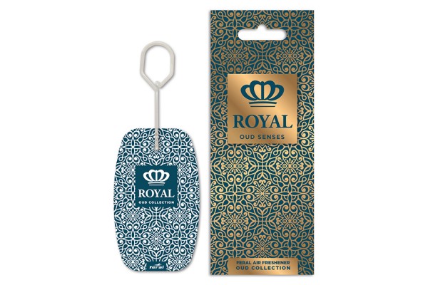 Αρωματικό Αυτοκινήτου Κρεμαστό Feral Royal Collection Oud Senses 1 Τεμάχιο