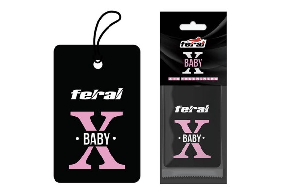 Αρωματικό Αυτοκινήτου Κρεμαστό Feral X Collection Baby 1 Τεμάχιο