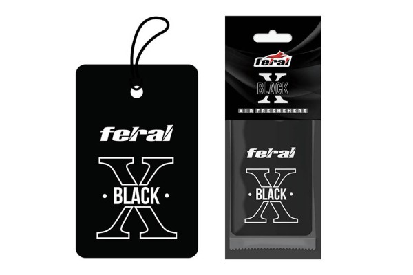 Αρωματικό Αυτοκινήτου Κρεμαστό Feral X Collection Black 1 Τεμάχιο