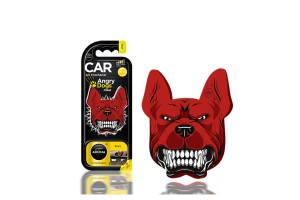 Αρωματικό Αυτοκινήτου Κρεμαστό Aroma Angry Dogs Pitbull Black 1 Τεμάχιο
