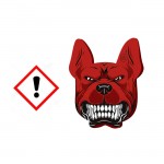 Αρωματικό Αυτοκινήτου Κρεμαστό Aroma Angry Dogs Pitbull Black 1 Τεμάχιο