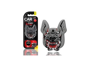Αρωματικό Αυτοκινήτου Κρεμαστό Aroma Angry Dogs Pitbull New Car 1 Τεμάχιο
