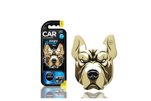 Αρωματικό Αυτοκινήτου Κρεμαστό Aroma Angry Dogs Pitbull Fresh Linen 1 Τεμάχιο