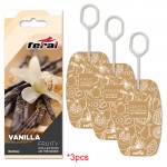 Σετ Αρωματικών Αυτοκινήτου Feral Fruity Collection Vanilla 3Τμχ