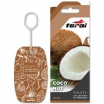 Σετ Αρωματικών Αυτοκινήτου Feral Fruity Collection Coconut 3τμχ