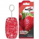 Σετ Αρωματικών Αυτοκινήτου Feral Fruity Collection Strawberry 3τμχ