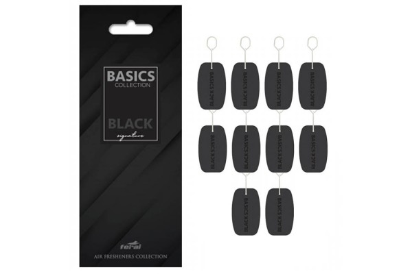 Σετ Αρωματικών Αυτοκινήτου Feral Basics Collection Black 10 Τεμάχια