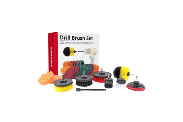 Βούρτσες Καθαρισμού & Γυαλίσματος / Drill Brush & Polish Set 22 Τεμαχίων DBS-03