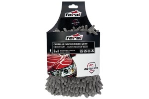 Γάντι Ειδικό Για Πλύσιμο Και Καθαρισμό Αυτοκινήτου Microfiber Feral Detailing Pro 2 Σε 1 26x16.5cm 1 Τεμάχιο