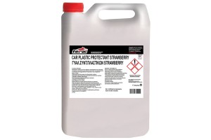 Γυαλιστικό Και Συντηρητικό Γαλάκτωμα Πλαστικών Strawberry Feral 4lt 1 Τεμάχιο