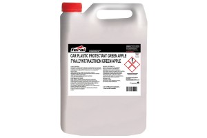 Γυαλιστικό Και Συντηρητικό Γαλάκτωμα Πλαστικών Green Apple Feral 4lt 1 Τεμάχιο