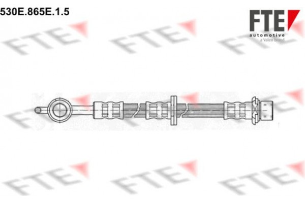 Fte Ελαστικός Σωλήνας Φρένων - 530E.865E.1.5