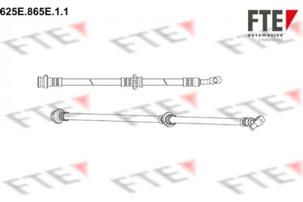 Fte Ελαστικός Σωλήνας Φρένων - 625E.865E.1.1