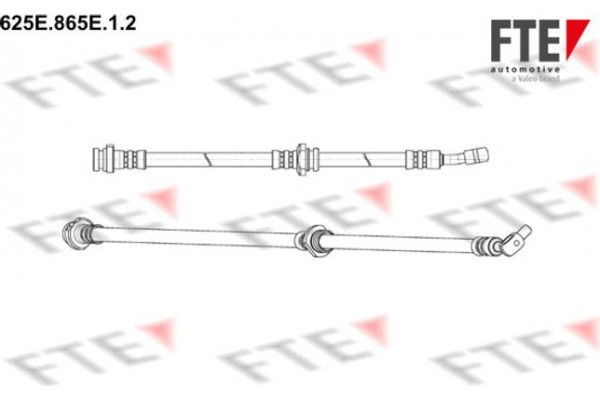 Fte Ελαστικός Σωλήνας Φρένων - 625E.865E.1.2