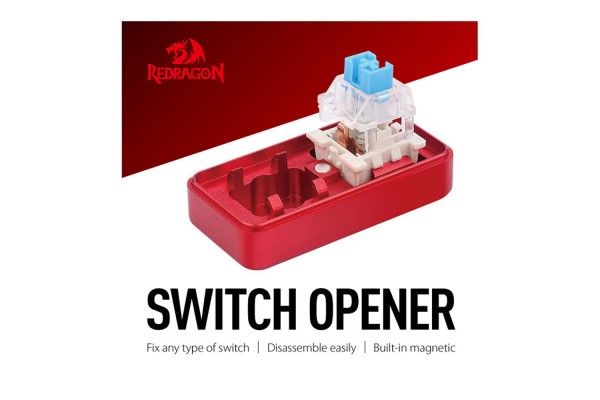 Gaming Αξεσουάρ - Redragon A116 Aluminium 2 In 1 Magnetic Switch Opener