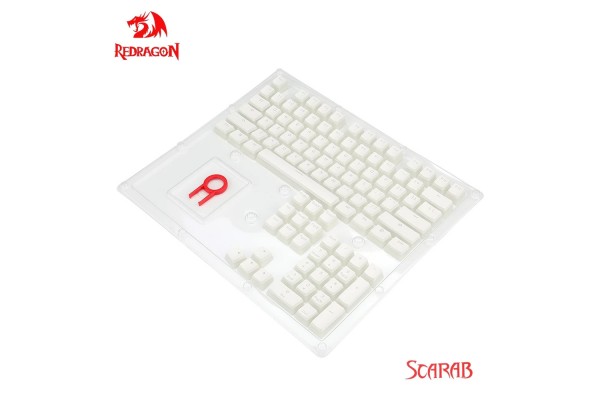 Gaming Αξεσουάρ - Redragon A130 Pudding Keycaps White
