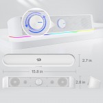Gaming Soundbar -Redragon Adiemus GS560 Adiemus (White)