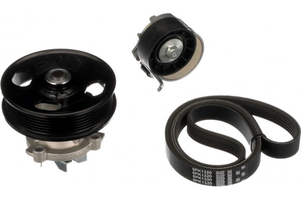 Gates Αντλία Νερού + Σετ Ιμάντων poly-V - KP26PK1320