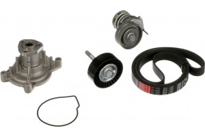 Gates Αντλία Νερού + Σετ Ιμάντων poly-V - KP76PK1735