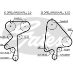 Gates Αντλία Νερού + Σετ Οδοντωτού Ιμάντα - KP15368XS