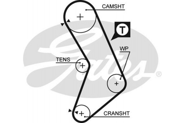 Gates Αντλία Νερού + Σετ Οδοντωτού Ιμάντα - KP15545XS