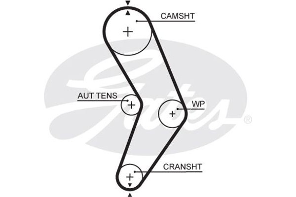 Gates Αντλία Νερού + Σετ Οδοντωτού Ιμάντα - KP15662XS