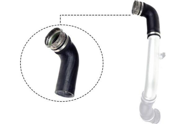 Gates Ελαστ. σωλ. Αέρα Υπερπλήρωσης - 09-0736