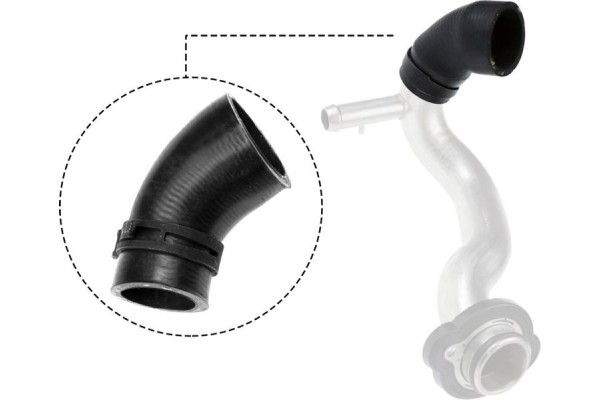 Gates Ελαστικός Σωλήνας Καλοριφέρ - 02-1835