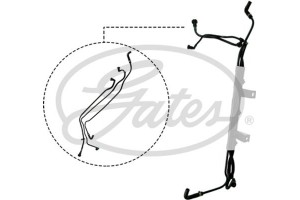 Gates Ελαστικός Σωλήνας Καυσίμων - MFL1001