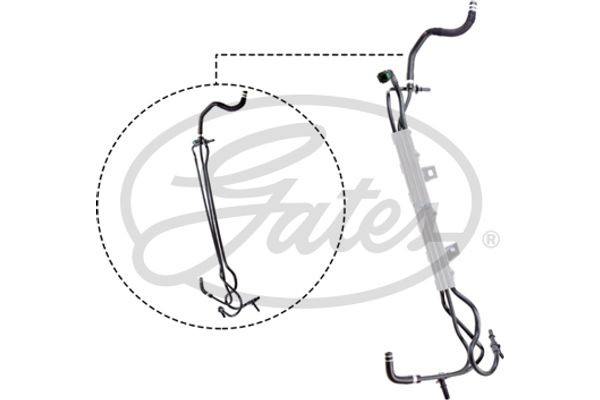 Gates Ελαστικός Σωλήνας Καυσίμων - MFL1007