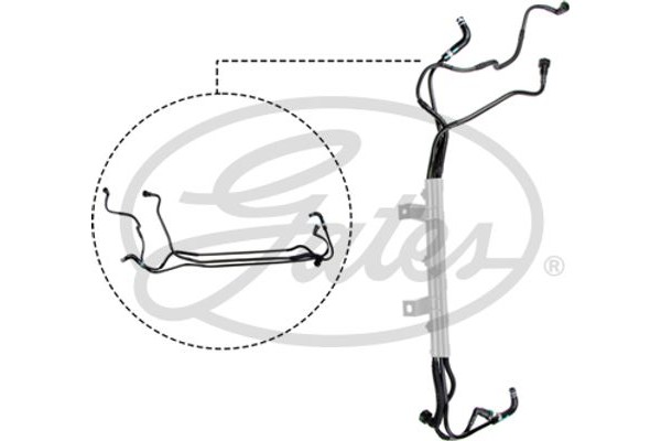 Gates Ελαστικός Σωλήνας Καυσίμων - MFL1188