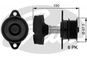 Gates Ελεύθερη Περιστροφή Γεννήτριας - OAP7045