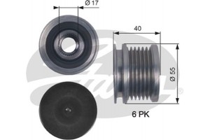 Gates Ελεύθερη Περιστροφή Γεννήτριας - OAP7114