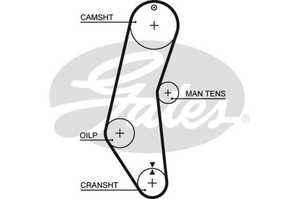 Gates Οδοντωτός Ιμάντας - 5018 Gates Οδοντωτός Ιμάντας - 5018