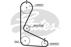 Gates Οδοντωτός Ιμάντας - 5103