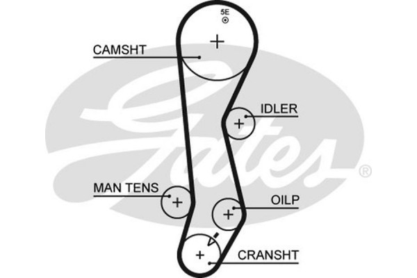 Gates Οδοντωτός Ιμάντας - 5389XS Gates Οδοντωτός Ιμάντας - 5389XS