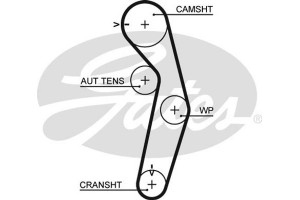 Gates Οδοντωτός Ιμάντας - 5445XS