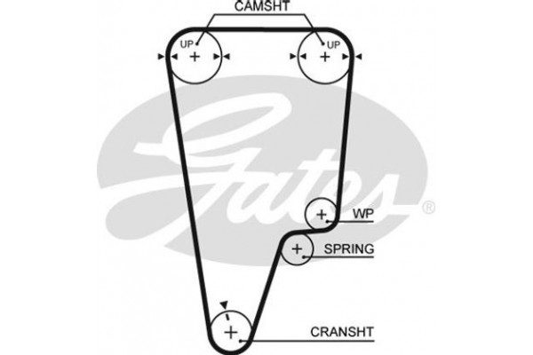Gates Οδοντωτός Ιμάντας - 5505XS