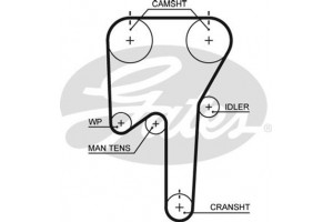 Gates Οδοντωτός Ιμάντας - 5553XS