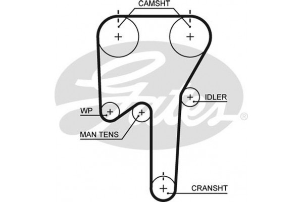 Gates Οδοντωτός Ιμάντας - 5553XS Gates Οδοντωτός Ιμάντας - 5553XS