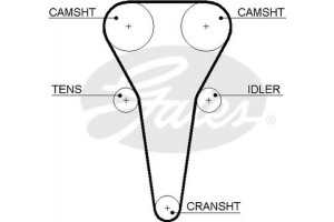 Gates Οδοντωτός Ιμάντας - 5567XS