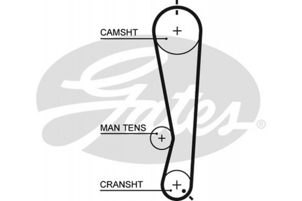 Gates Οδοντωτός Ιμάντας - 5591XS