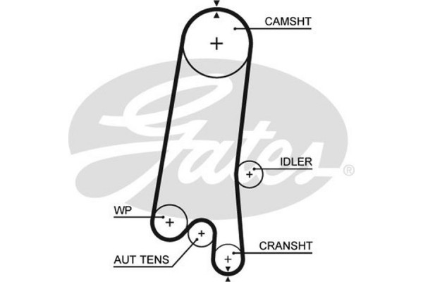 Gates Οδοντωτός Ιμάντας - 5597XS Gates Οδοντωτός Ιμάντας - 5597XS